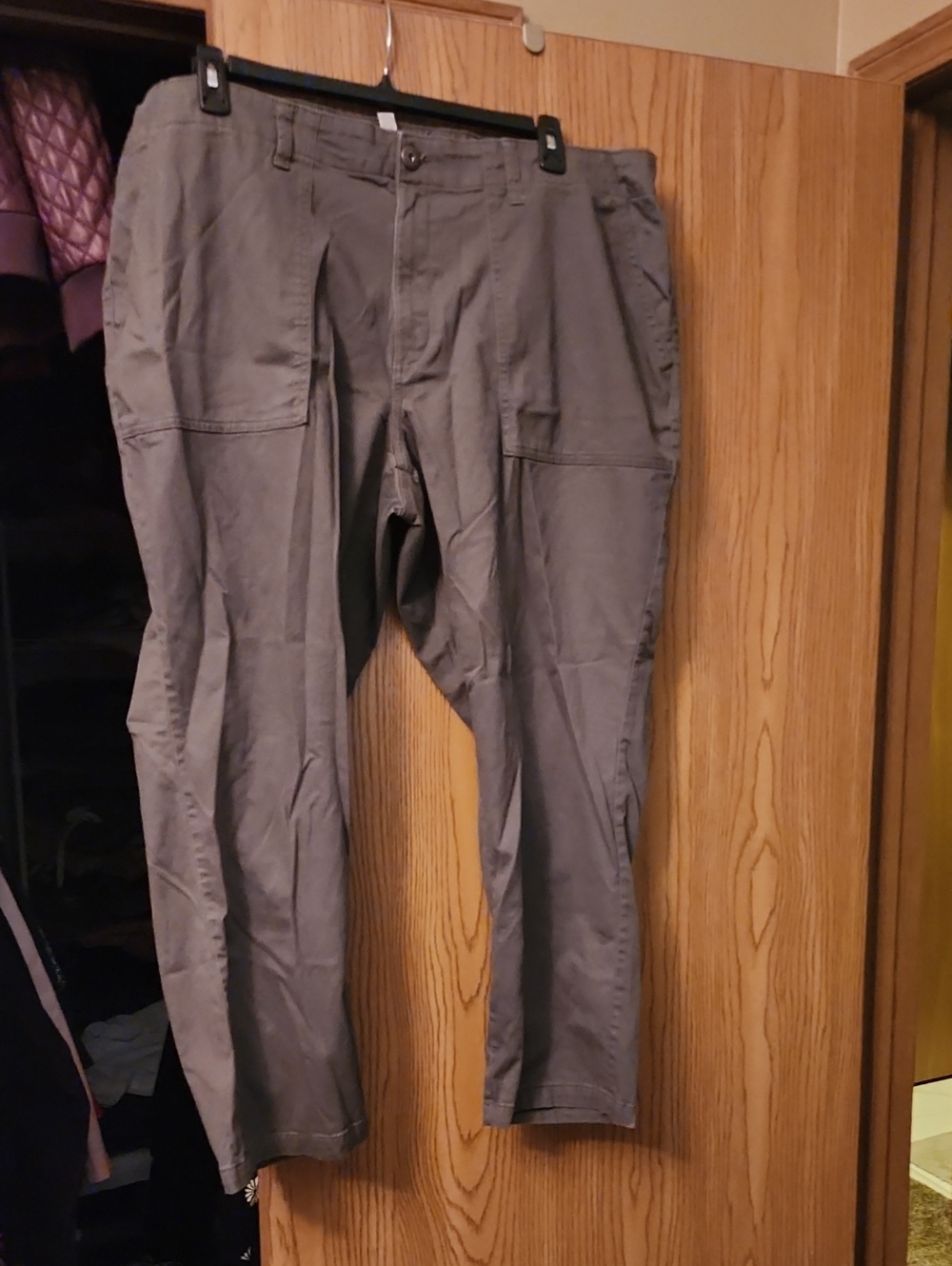 St. John's Bay Camo Green Utility Chinos